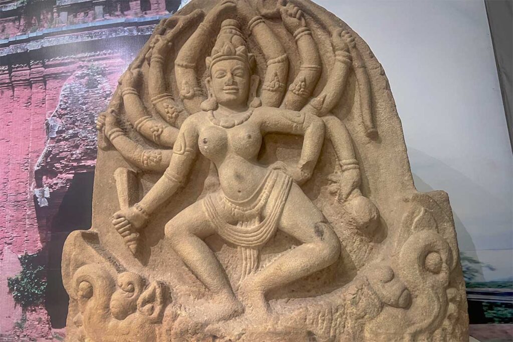 Cham sculpture of Shiva at Binh Dinh Museum, Quy Nhon.