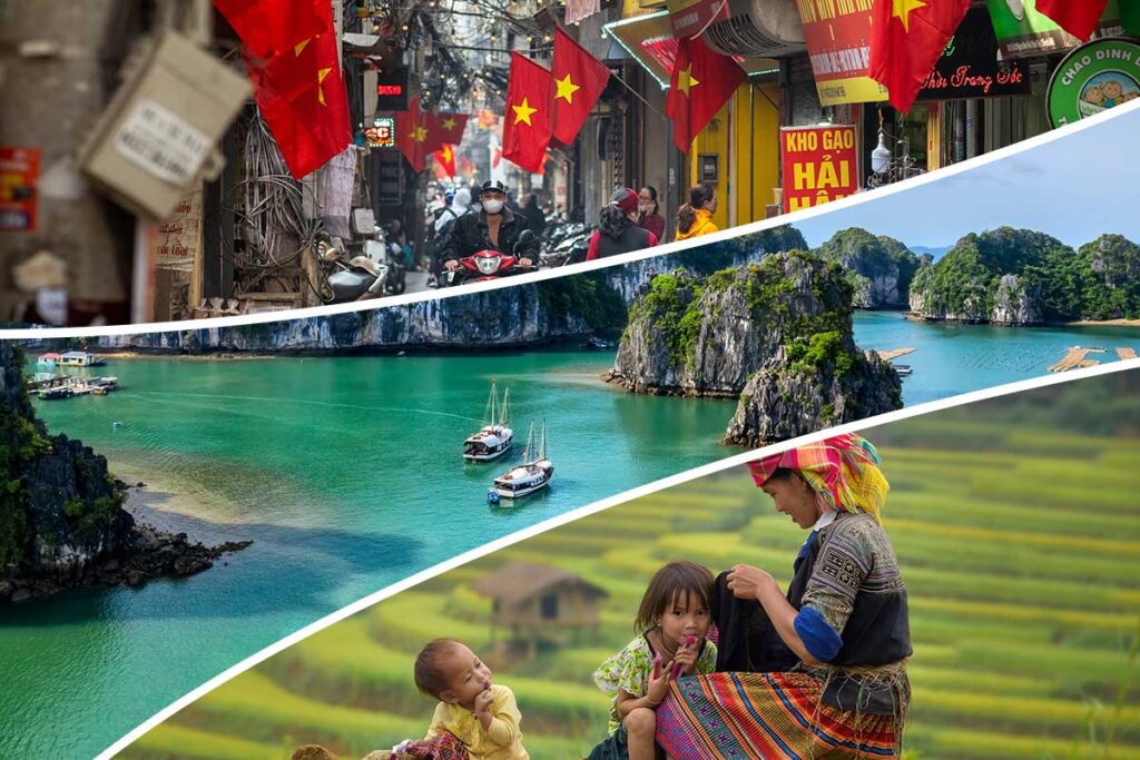 Explore Vietnam from north to south in 2 weeks – colorful hill tribes, Hanoi’s street life, and Halong Bay cruises featured in our 14-day Vietnam tour itinerary.