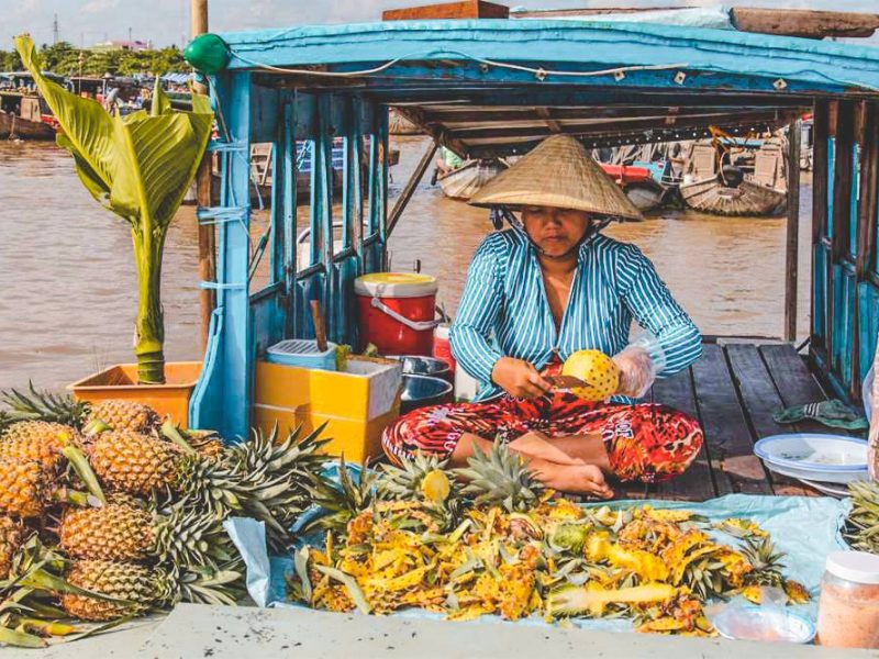 cai rang floating markten 2 day mekong (7) Cai Rang floating market & 2 days Mekong Delta tour