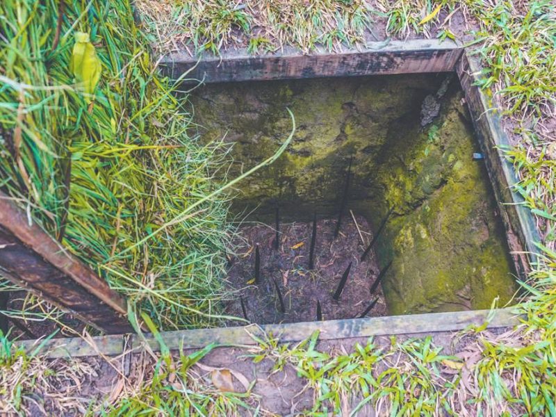 cu chi tunnels 7 trap at the Cu Chi Tunnels