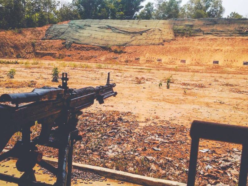 cu chi tunnels 9 Shooting range at the Cu Chi Tunnels