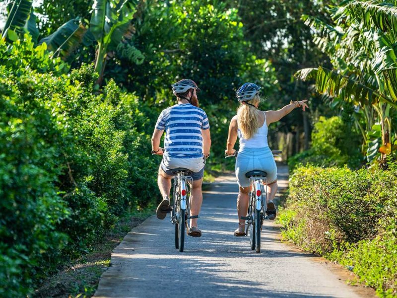 cycling in the Mekong Delta