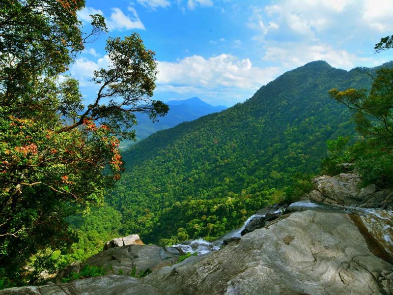 Do Quyen Waterfall in Bach Ma National Park