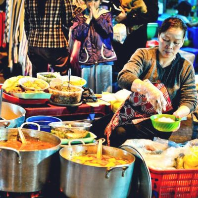 food in Dalat Night Market