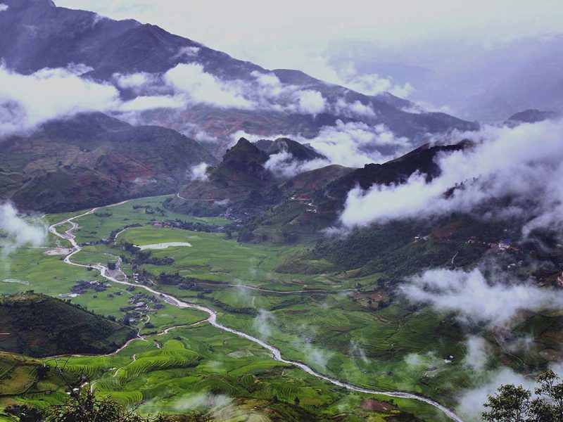 Khau Pha Pass in Mu Cang Chai