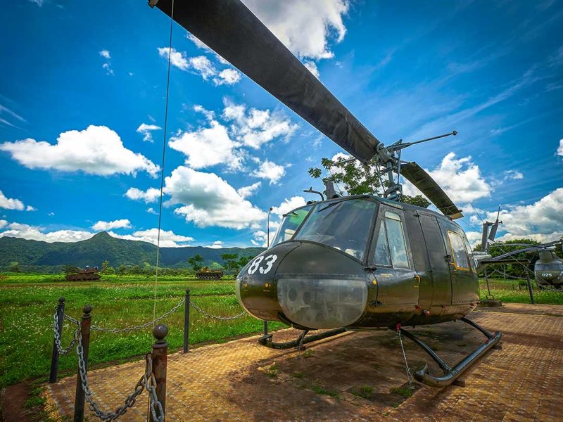 khe sanh combat base dmz 5 An American Army helicopter at Ta Con Airport at Khe Sanh Combat Base in the DMZ of Vietnam