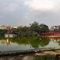 Ngoc Son Temple in Hoan Kiem Lake Hanoi