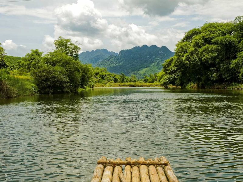 pu luong bamboo rafting pu luong bamboo rafting