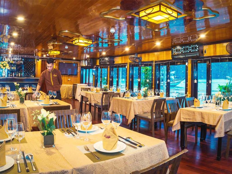 Indoor Luxury Restaurant on Renea Cruise