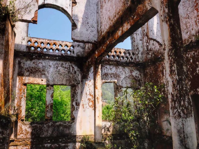 ta phin old ruin ruins of an old church near Tha Phin village