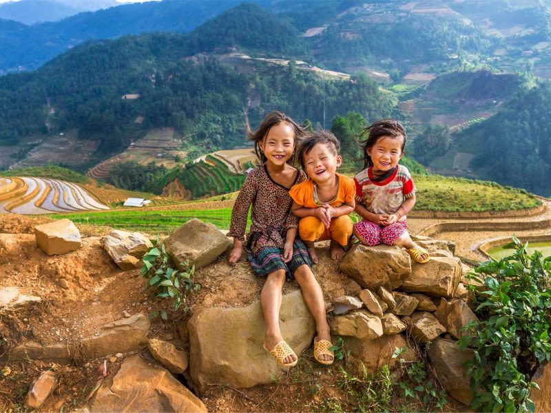 Vietnam kids in Sapa