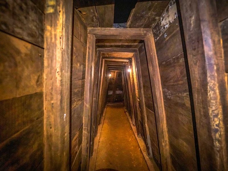 vinh moc tunnels dmz 5 Inside one of the tunnels of Vinh Moc in the DMZ Vietnam